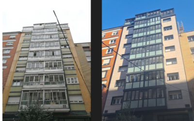 REHABILITACIÓN DE FACHADA CON MEJORA DEEFICIENCIA ENERGÉTICA EDIFICIO 10 VIVIENDAS EN GIJÓN